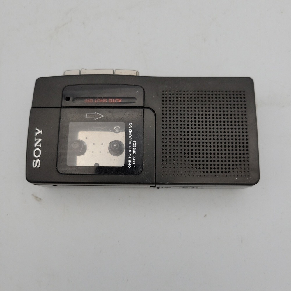 Sony M-330 Microcassette Handheld Recorder Black Japan For Parts Repair